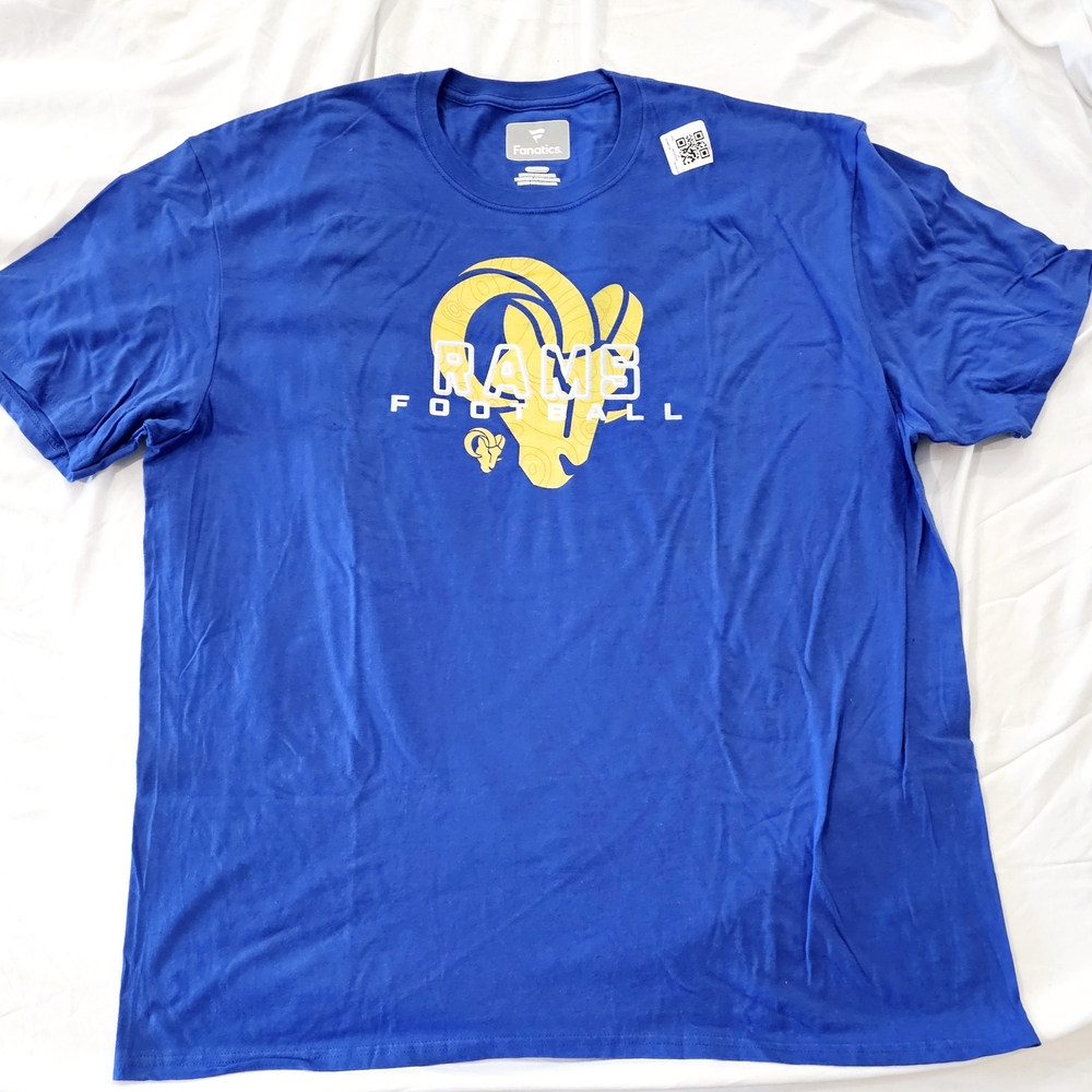 Blue Rams Football T-Shirt